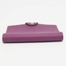 Pre Owned Hermes Anemone Togo Leather Ulysse PM Notebook Cover