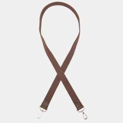 Hermes Plum Canvas Shoulder Bag Strap