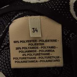 Pre Owned Hermes Black Stretch Knit H Rond Bike shorts S