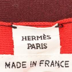 Hermès Bali Rogue Silk Knit Twillaine Ensemble Top M
