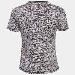 Hermes Black Printed Cotton Naoussa Chaine Micro T-Shirt M