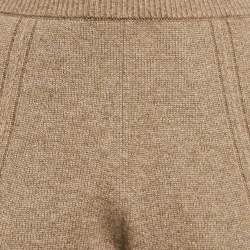 Pre Owned Hermes Olive Green Cashmere Knit Trousers S