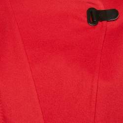 Hermès Red Cashmere Mid-Length Coat M