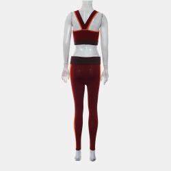 Hermes Red Yoga Set XS