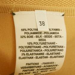 Hermes Light Orange Jersey Top and Skirt S