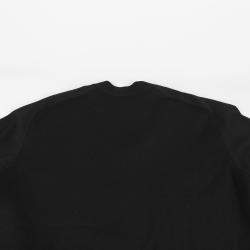 Hermes Black Wool Multicolor Silk Round Neck Cardigan Size 40