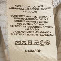 Hermes Cream Effet Kaleidoscope Print Jersey T-Shirt M