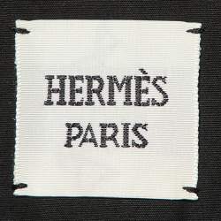 Pre Owned Hermes Black Cotton Wide Leg Pants M