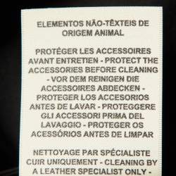 Pre Owned Hermes Black Cotton Wide Leg Pants M