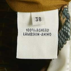 Hermès Off-White Fur Sleeveless Shearling Long Coat M