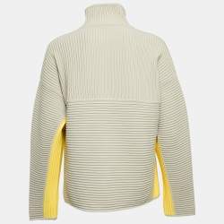 Hermes Grey Stretch Knit Yoga Pullover XS