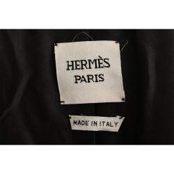 Hermes Black Button-up Blazer