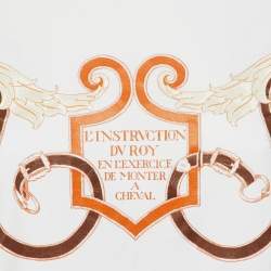 Pre Owned تي شيرت هيرمس رقبة مستديرة قطن أبيض مقاس متوسط