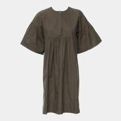 Pre Owned Hermes Short Sleeve Dress