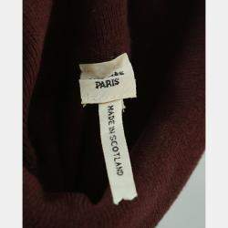 Pre Owned Hermes Lock Buckle Zip Cardigan