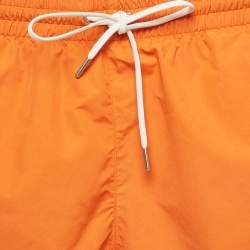 مملوكة مسبقًا شورت هيرمس نايلون برتقالي مقاس وسط ( ميديم )