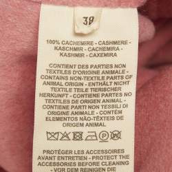 مملوكة مسبقًا معطف هيرمس من اللباد الكشميري باللون الوردي مزود بحزام مقاس متوسط (ميديم)