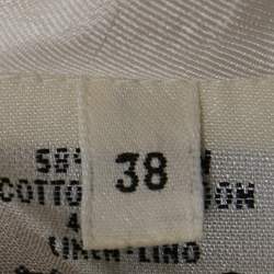 مملوكة مسبقًا Hermes Cream Gabardine Trousers M