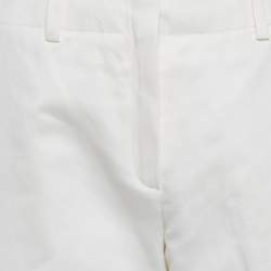 مملوكة مسبقًا Hermes Cream Gabardine Trousers M
