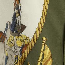 مملوكة مسبقًا سترة بلا أكمام حريرية مطبوعة متعددة الألوان هيرمس 3XL