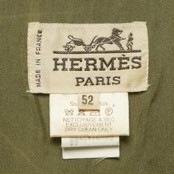 مملوكة مسبقًا سترة بلا أكمام حريرية مطبوعة متعددة الألوان هيرمس 3XL