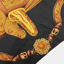 مملوكة مسبقًا Hermes Short Sleeve Polo Shirt Top Black #M