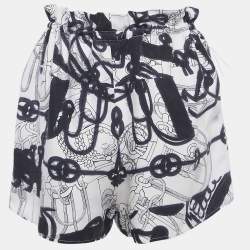 Pre Owned Hermès Cliquetis Tattoo Aquarelle Drawstring Shorts S