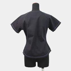 Pre Owned تي شيرت هيرميس ميكرو "كارتوش" كاندي ليبريس مقاس ٣٨ أزرق نوار قطن ١٠٠٪