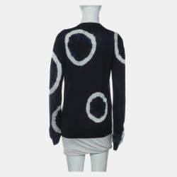 Pre Owned كارديجان هيرمس حرير بأزرار