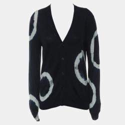 Pre Owned كارديجان هيرمس حرير بأزرار