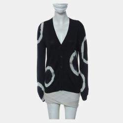 Pre Owned كارديجان هيرمس حرير بأزرار