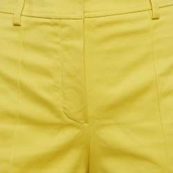 مملوكة مسبقًا شورت هيرميس بيرمودا قطن أصفر مقاس صغير - سمول