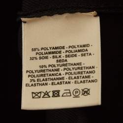 Pre Owned توب قصير منسوج بلا أكمام أسود هيرميس مقاس متوسط (ميديم)