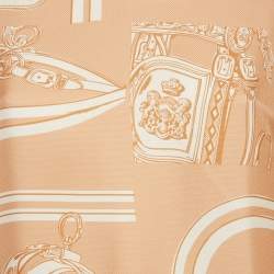 Pre Owned سويتر هيرمس ليكرا وحرير بيج ديسورد فينس تويليلين مقاس متوسط (ميديوم)