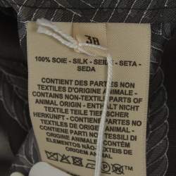 Pre Owned Hermes Black Silk Palefroi Remix Shirt Dress M