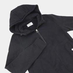 Pre Owned Hermes Knitted Fabric Shirt (Hermes Fit) Size S Black Cotton100%