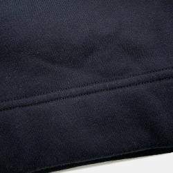 Pre Owned Hermes Knitted Fabric Shirt (Hermes Fit) Size S Black Cotton100%