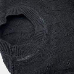 Pre Owned Hermes H Motif Knit Size 34 Black Wool 100%