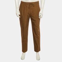 Pre Owned Hermès Brown Cotton Joggers L