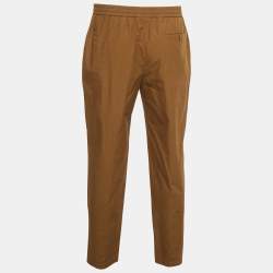 Pre Owned Hermès Brown Cotton Joggers L