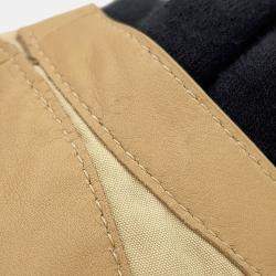 Pre Owned Hermes Leather Gilet Size 36 Beige Calf Leather