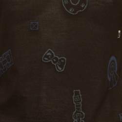 Pre Owned سويت شيرت هيرمس تريكو صوف إنترسيا أسود مقاس متوسط