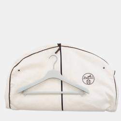 Pre Owned Hermes Leather Jacket Size 36 Beige Leather Cotton