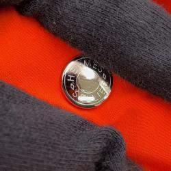 مملوكة مسبقًا جاكيت هيرمس مَقَاس مُتَوَسِّط دَاخِل بِرِيش بُرتقالِي