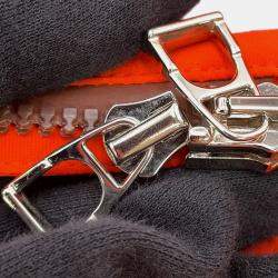 مملوكة مسبقًا جاكيت هيرمس مَقَاس مُتَوَسِّط دَاخِل بِرِيش بُرتقالِي