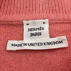 Pre Owned Hermes H-Lift Knit Size 36 Pink Cashmere