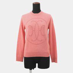 Pre Owned Hermes H-Lift Knit Size 36 Pink Cashmere