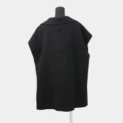 مملوكة مسبقًا فيست طويل هيرمس مقاس 40 كشمير أسود