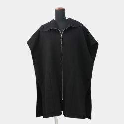مملوكة مسبقًا Hermes Long Vest Size 40 Black Cashmere