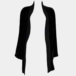 Pre Owned Hermes Black Velvet Robe M